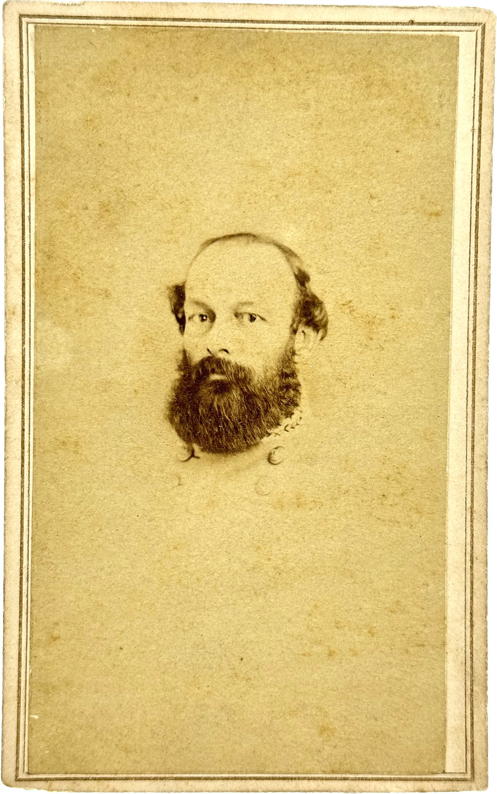 Rare Unpublished CDV of Confederate General Edmund Kirby Smith with Tanner & Van