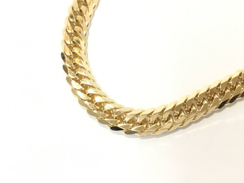 喜平ネックレス K18YG イエローゴールド 6面 ダブル 50cm こそばゆい  