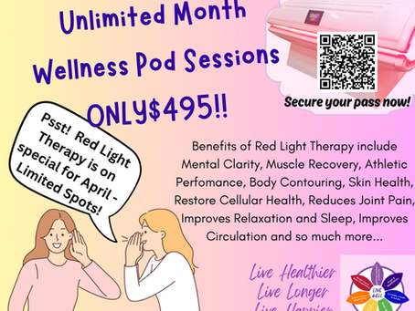 April Newsletter - Brain Fog & Wellness Pod Special