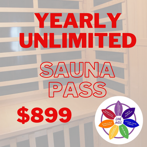 Yearly Unlimited Sauna Session Pass Initial Purchase LiveWell