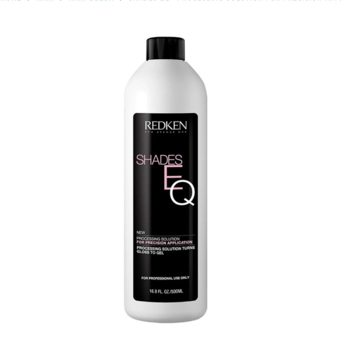 Redken Shades EQ Processing Solution for Precision Application For Hair Toner