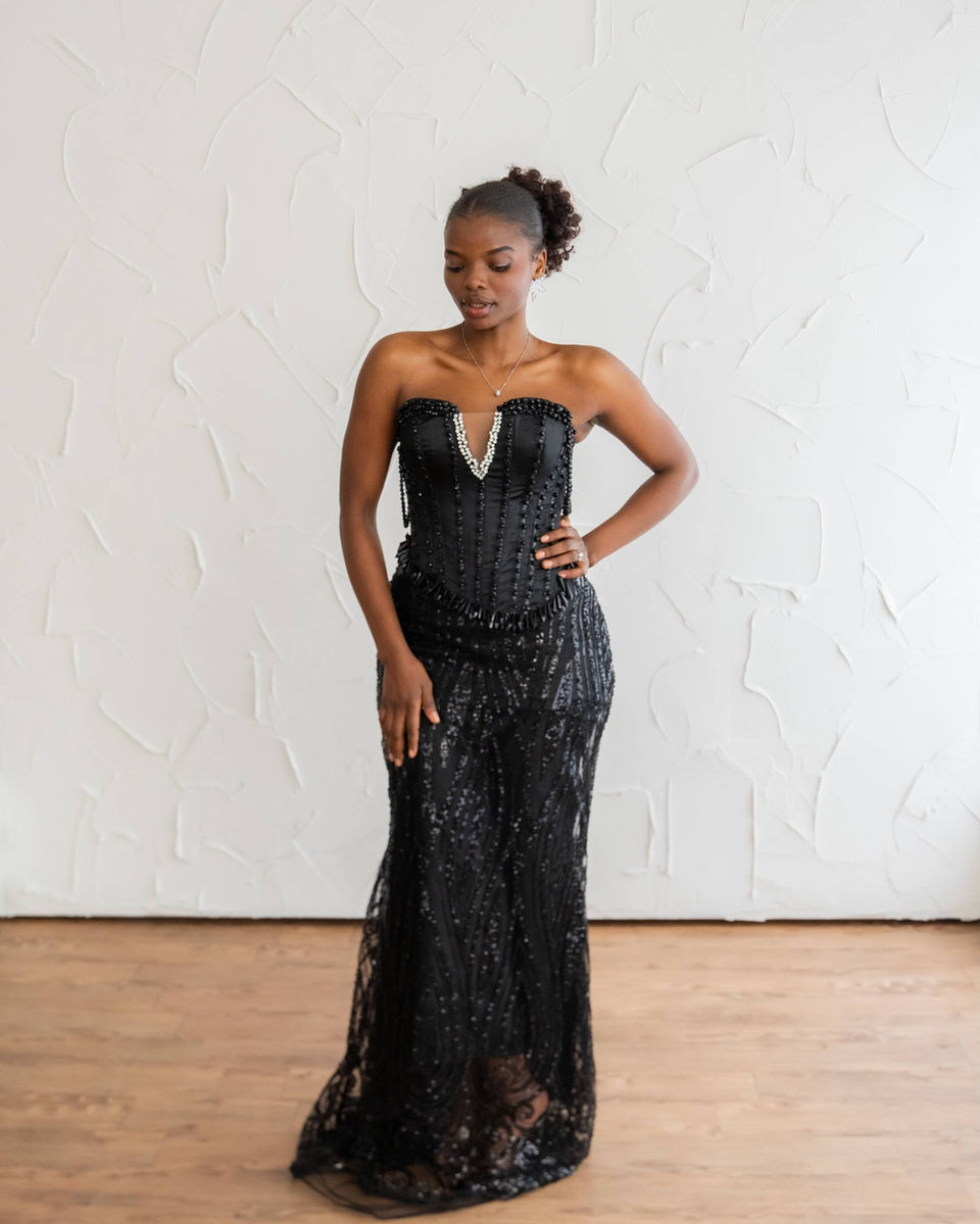 black prom dress