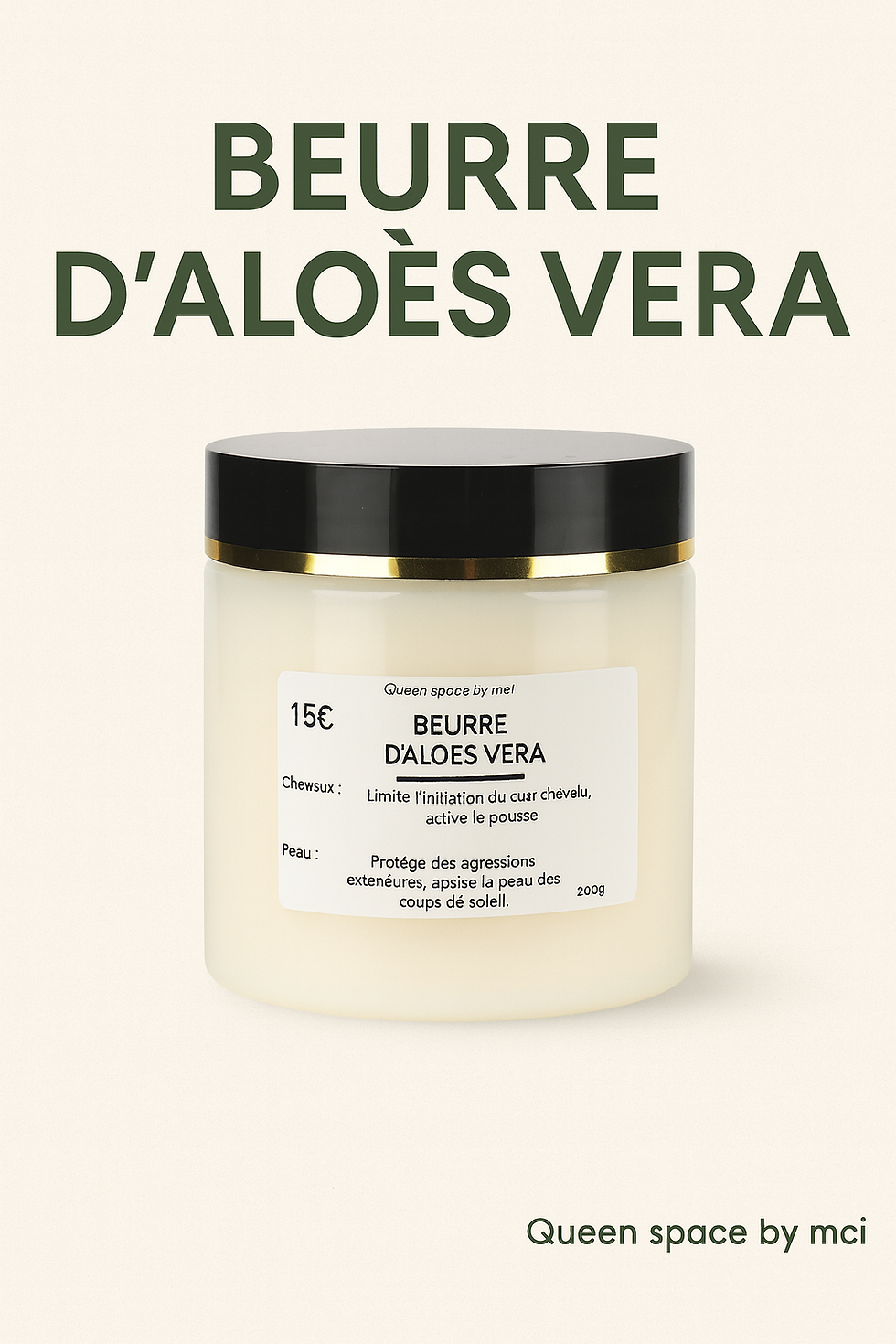 Beurre d'aloès vera