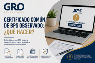 Certificado Común de BPS observado: ¿qué debe hacer la empresa?