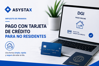 Impuesto de Primaria - Pago con tarjeta de crédito para no residentes