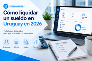 Cómo liquidar un sueldo en Uruguay en 2026: guía completa para empresas