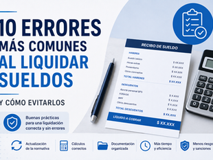 10 errores más comunes al liquidar sueldos en Uruguay (y cómo evitarlos)