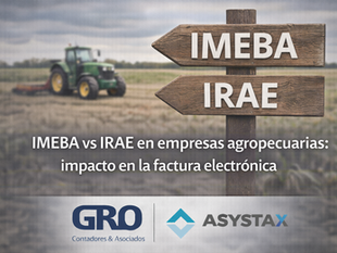 IMEBA vs IRAE en empresas agropecuarias: impacto en la factura electrónica