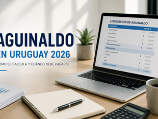 Aguinaldo en Uruguay 2026: cómo se calcula y cuándo debe pagarse