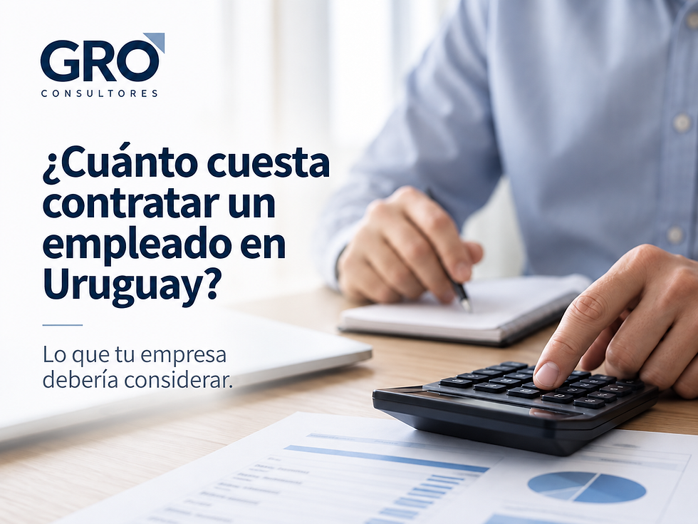 ¿Cuánto cuesta contratar un empleado en Uruguay en 2026?