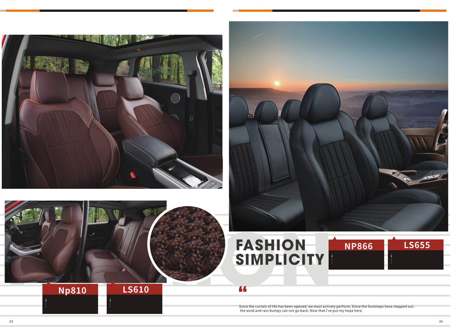 CUSTOM MADE SEAT COVERS Y&D TRADING HOUSE