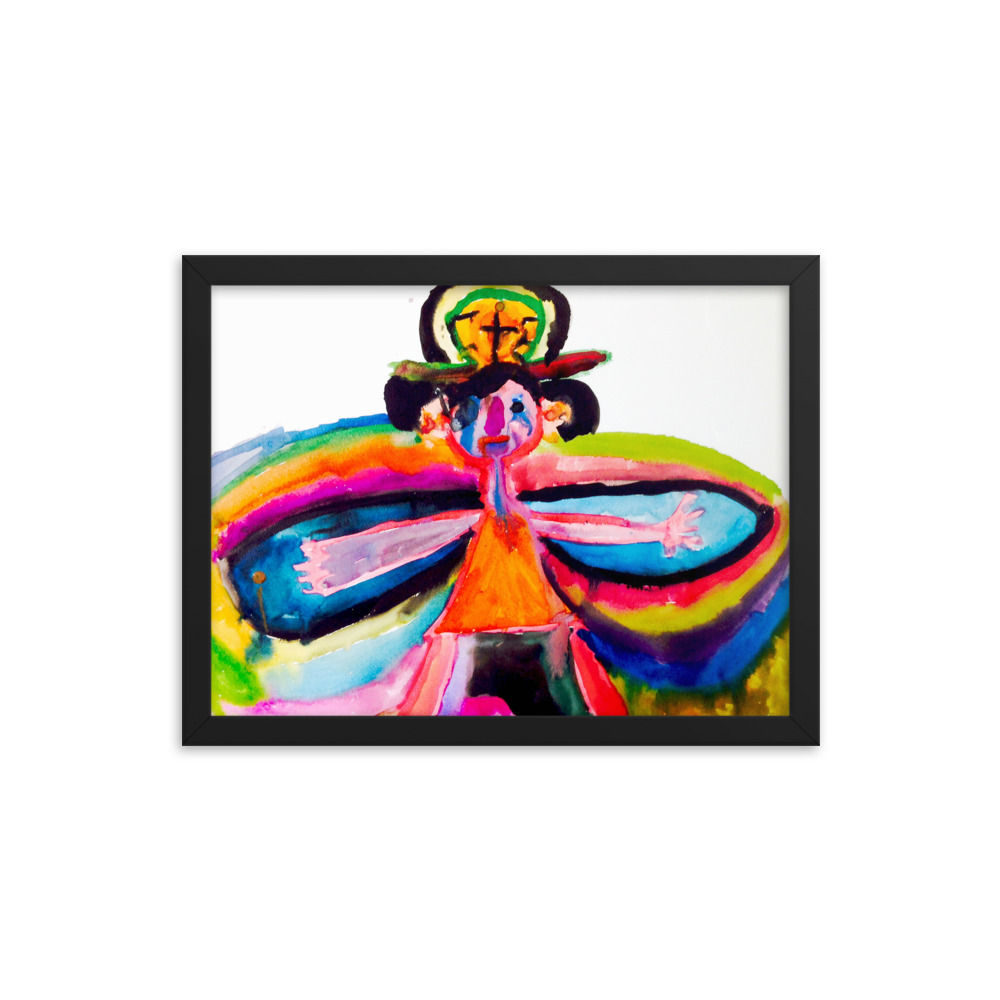 Anne Slater - Angel Framed Print
