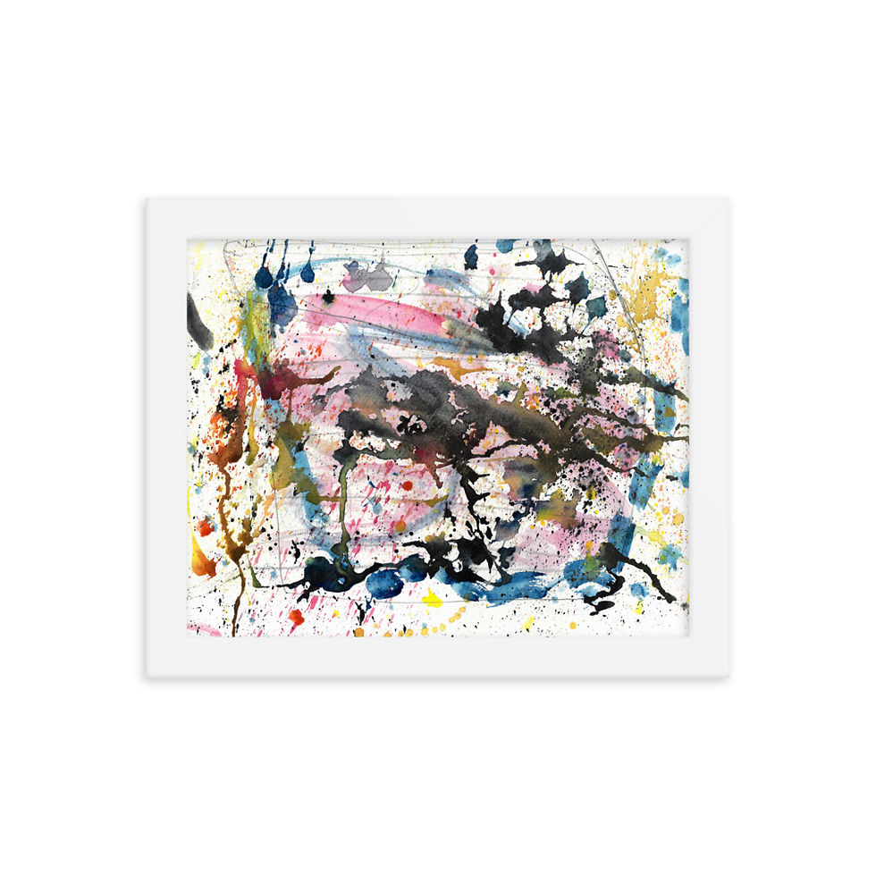 Thumbnail: Angel Reed Sanchez - Untitled (3) Framed Print