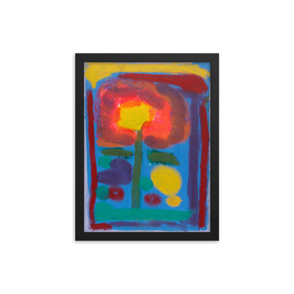 Angel Reed Sanchez - Summer Flowers Framed Print