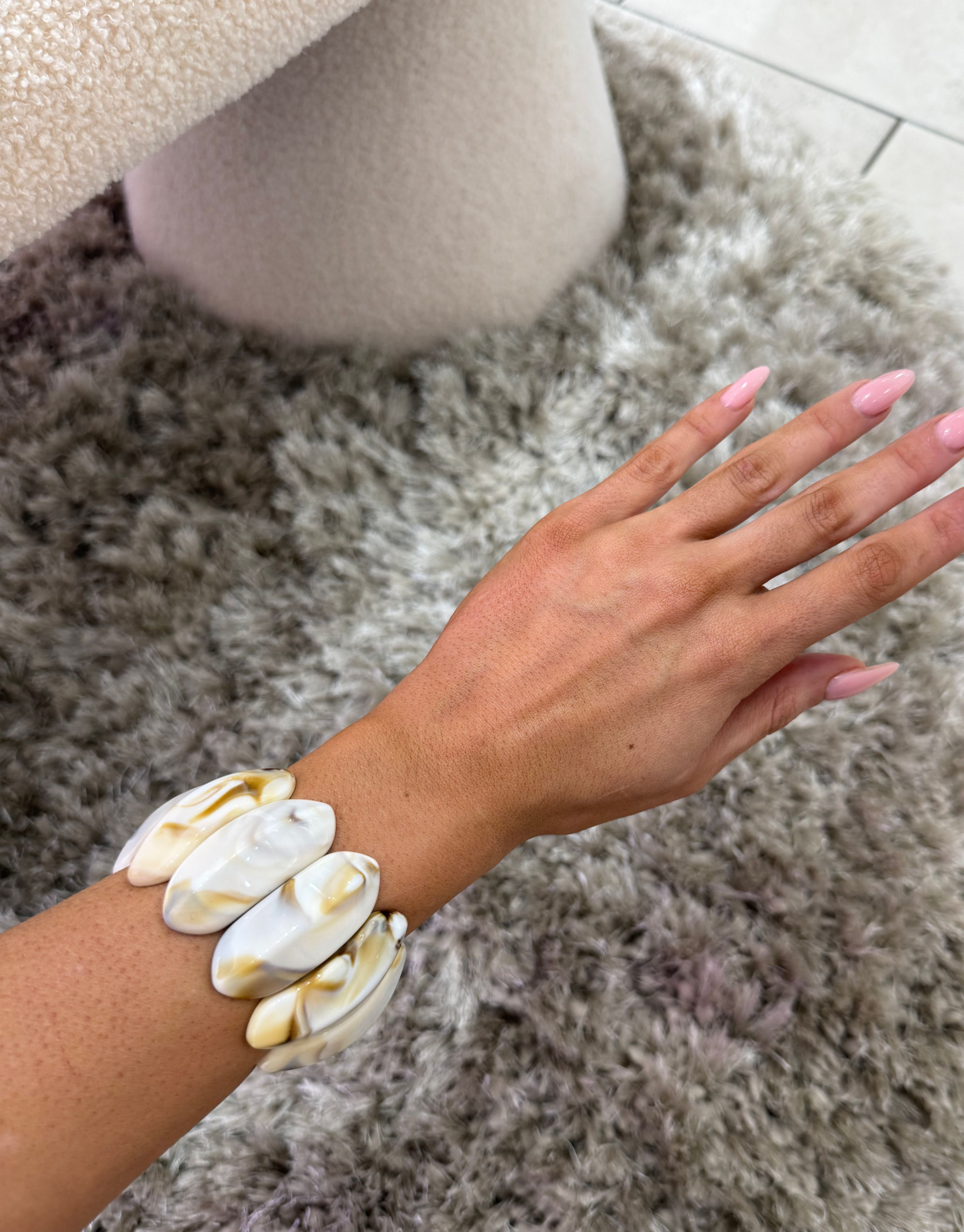 Marble Stretch Chunky Bracelet