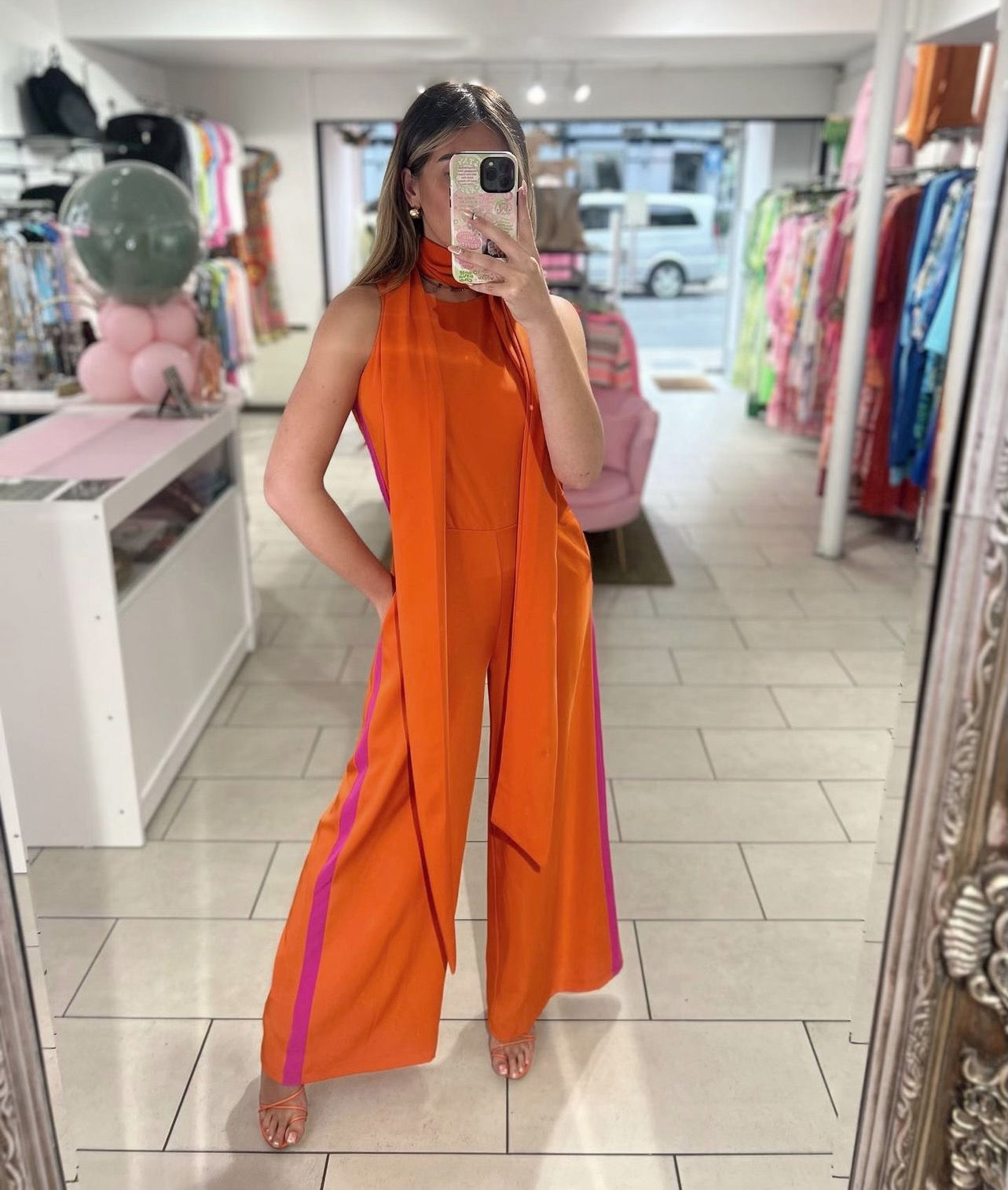 Claudia Jumpsuit - Orange