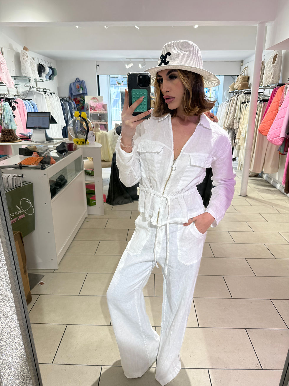 Thumbnail: CC Woven Fedora  - White 