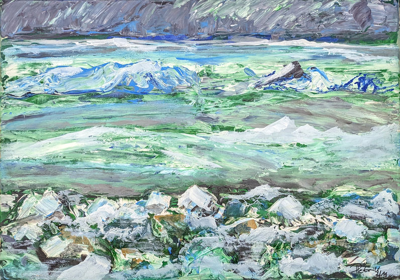 Eisbarrieren am Südperd