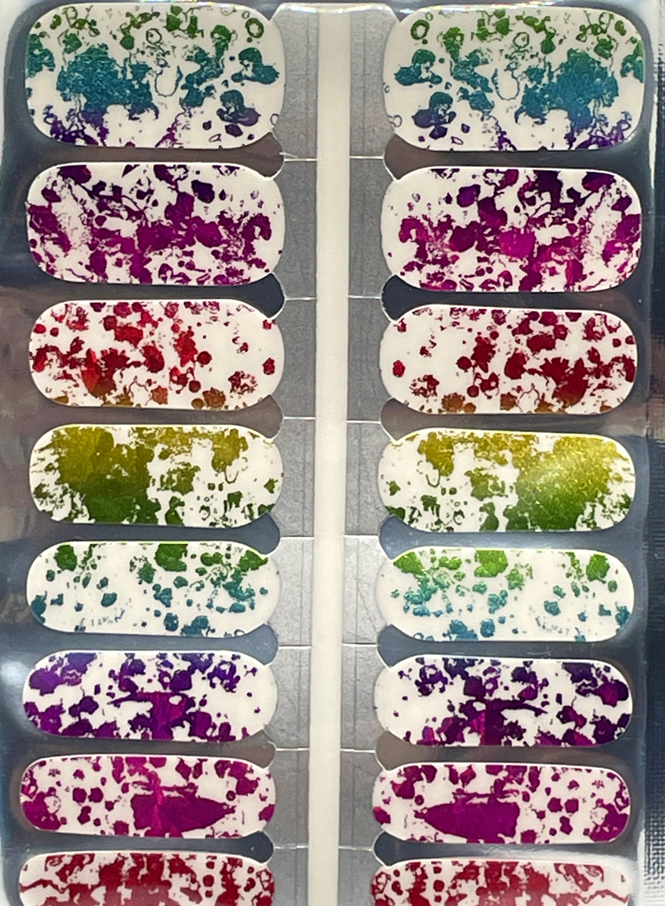 Rainbow Paint splatter (overlay) #Z137