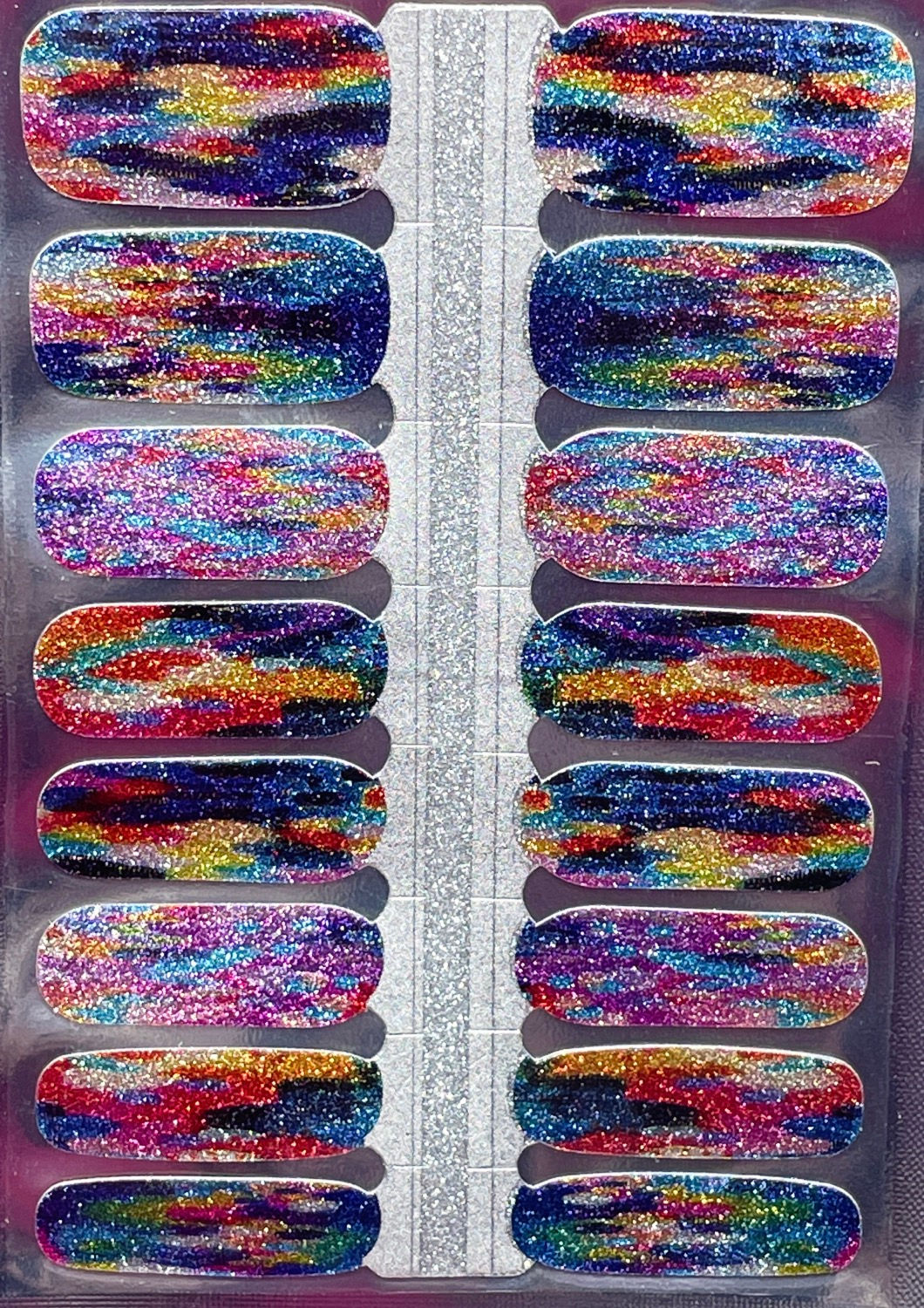  Forever Young (Abstract Rainbow Glitter) #Z115