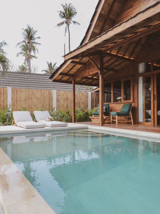 the best private modern villas in Gili Air 