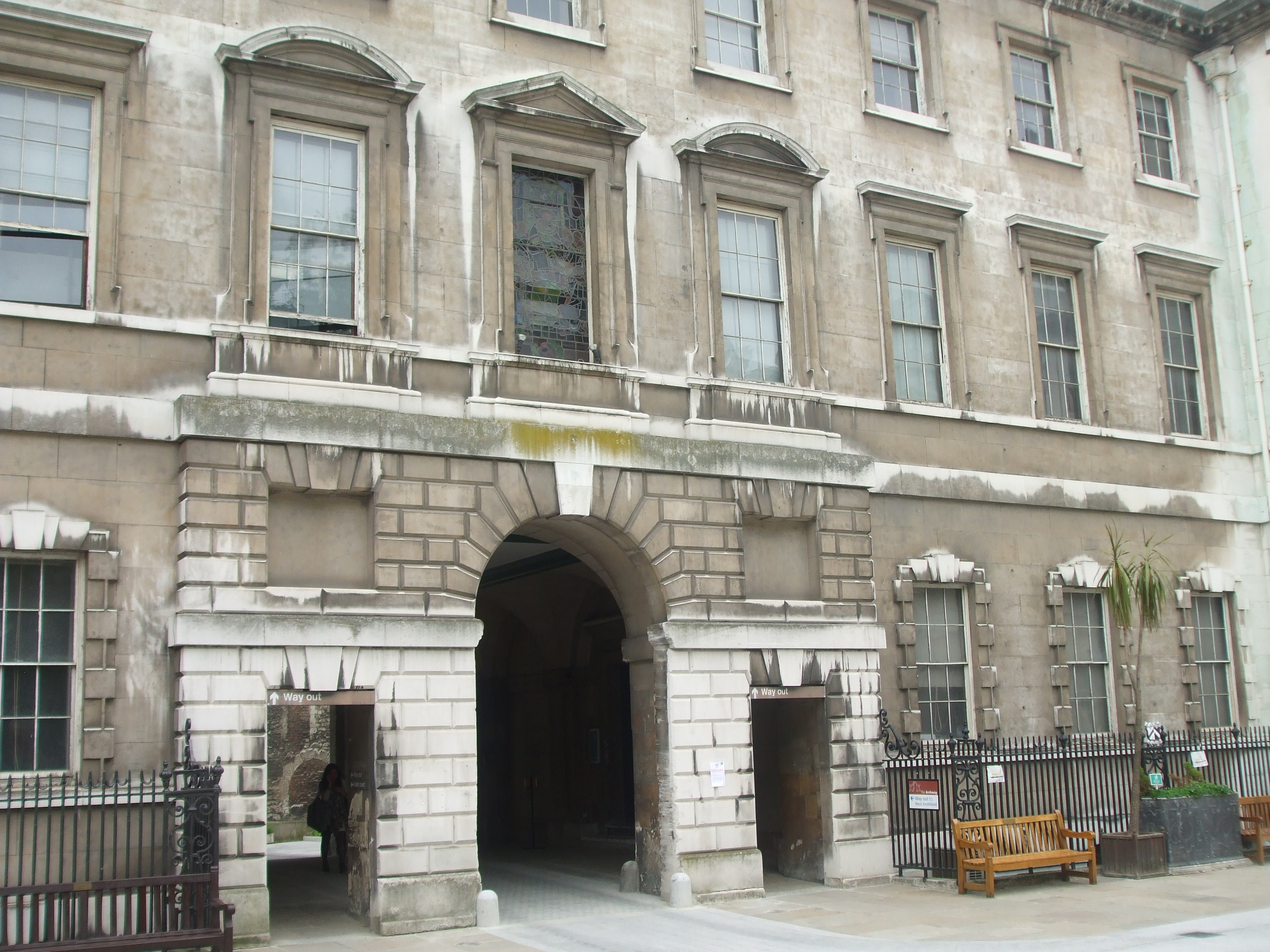 ST. BART'S INNER COURTYARD