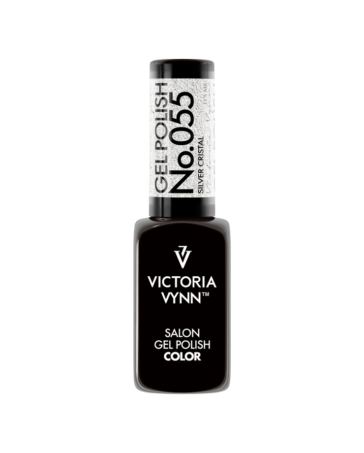 Gel Polish 55 Silver Cristal