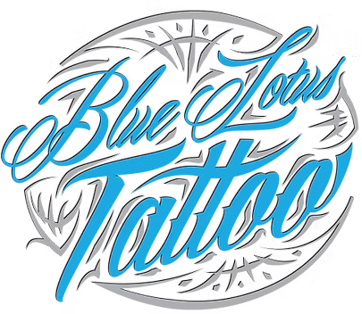 Blue Lotus Tattoo Logo