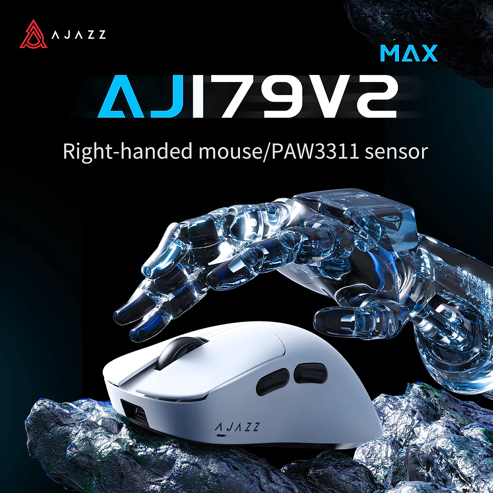 Thumbnail: AJAZZ AJ179 V2 MAX Wireless Gaming E-Sport 1K Polling Rate Lightweight Design Er
