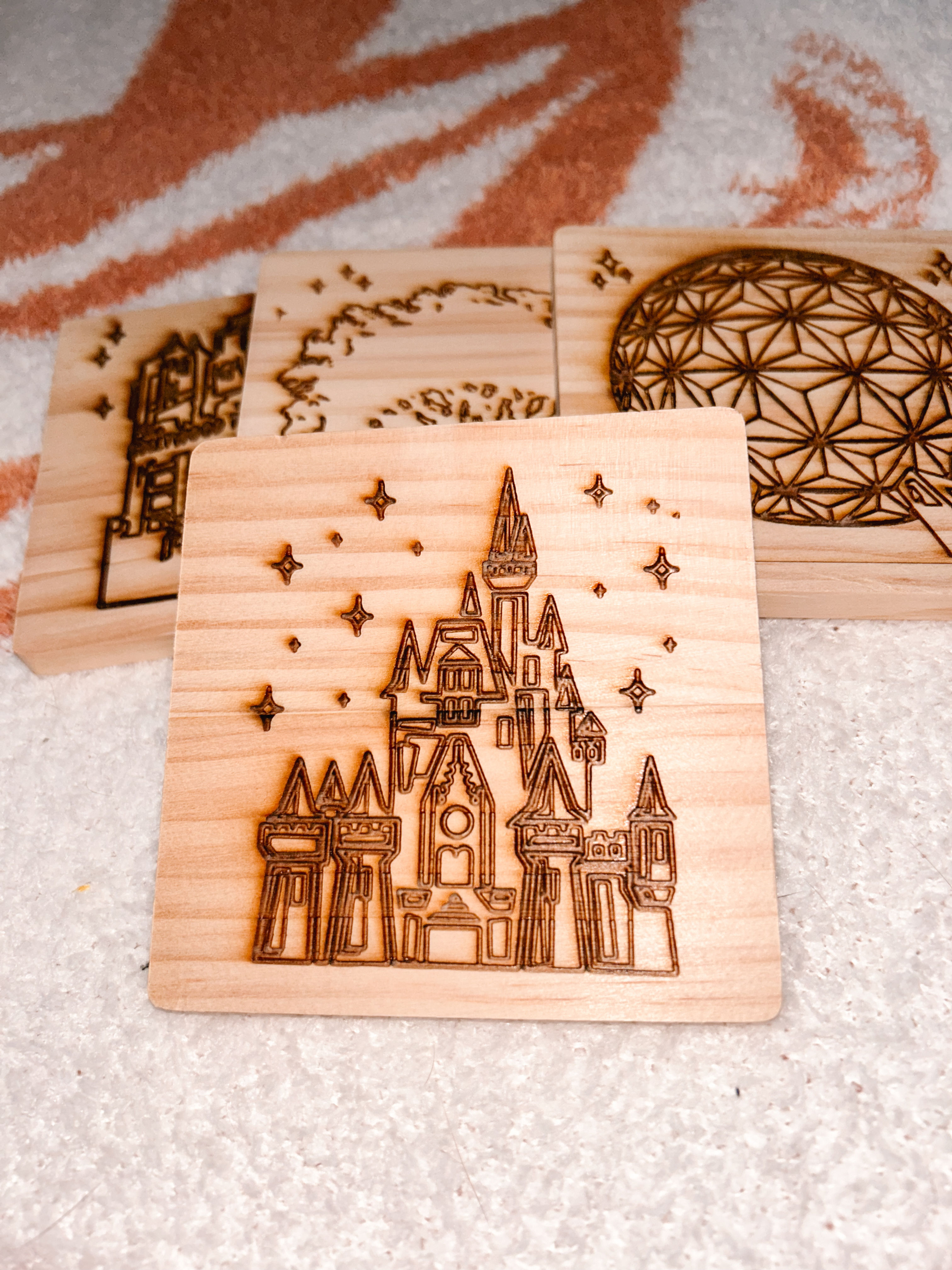 The Parks Coaster Set - Too Dark