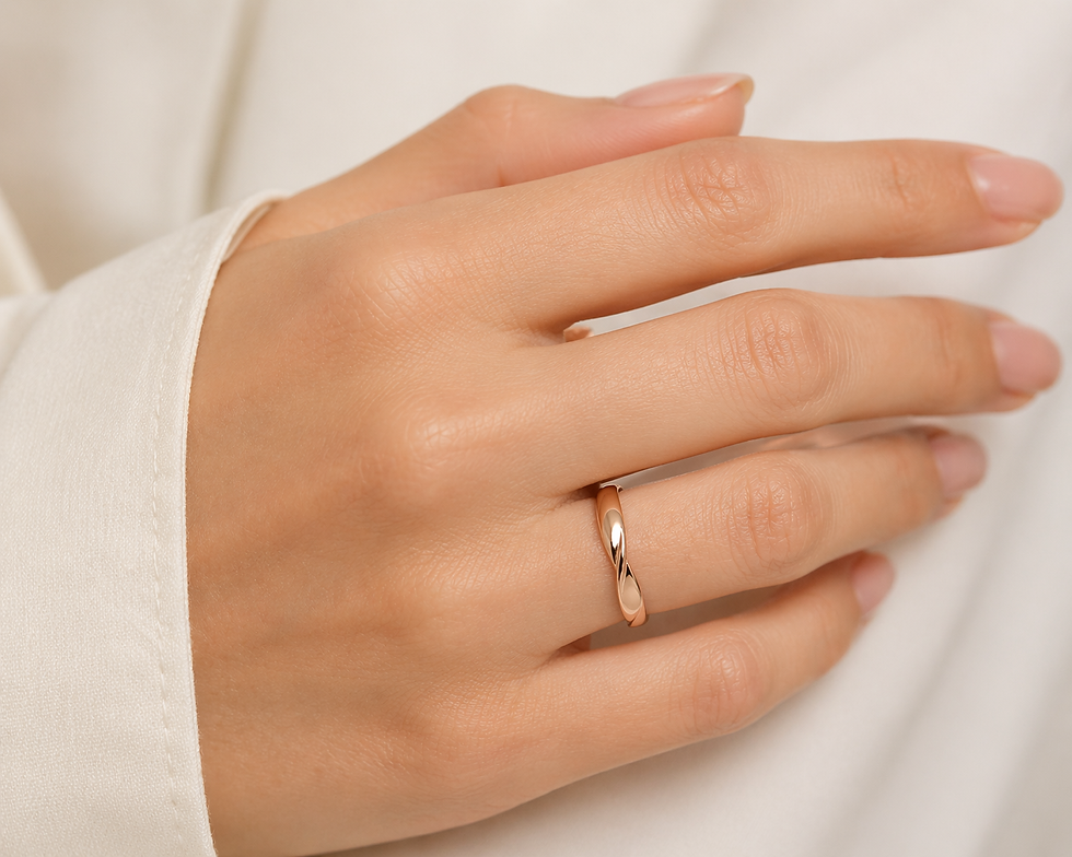 Miniature : Twist Wedding Band