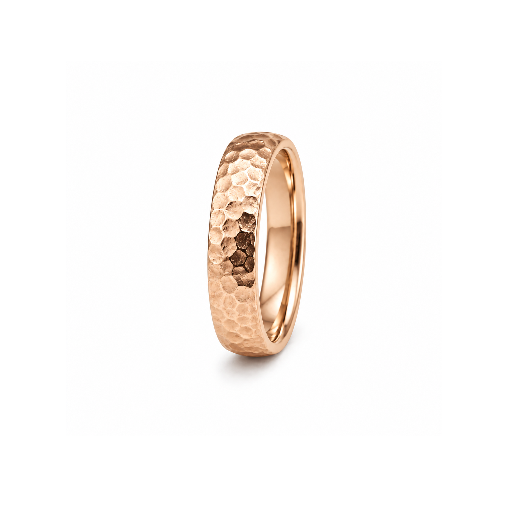 Artisan Textured Band - Rose Gold