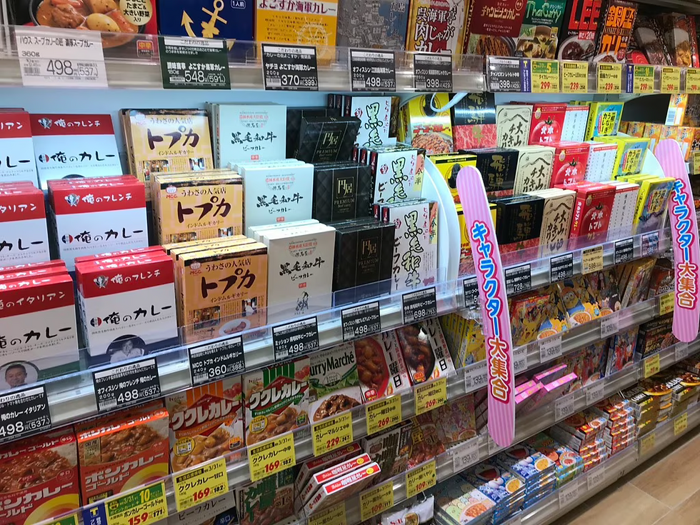 ※人気飲食店監修・ご当地レトルトカレーなど、バリエーション豊富に揃え選ぶ楽しみ、手に取りたくなる棚の見せ方を実現