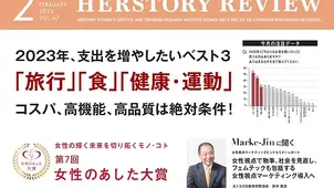 2023年、支出を増やしたいベスト３「旅行」「食」「健康・運動」/HERSTORYREVIEW2月号