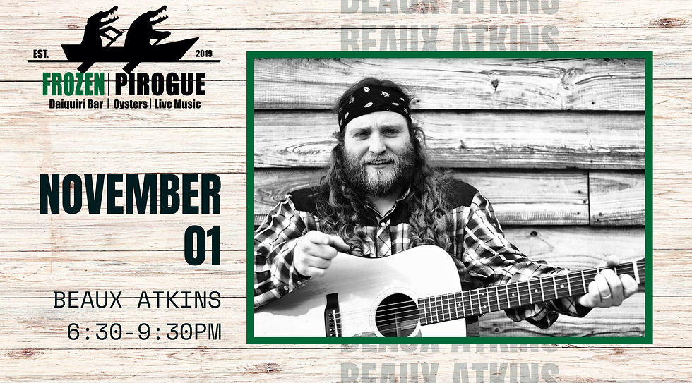 Beaux Atkins Acoustic @ Frozen Pirogue