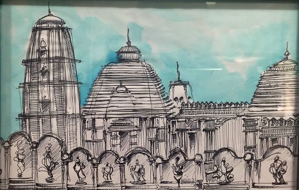 Puri Temple Sketch