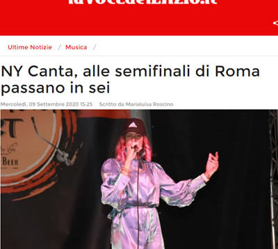 LaVoceDelLazio.it - NY Canta, alle semifinali di Roma passano in sei