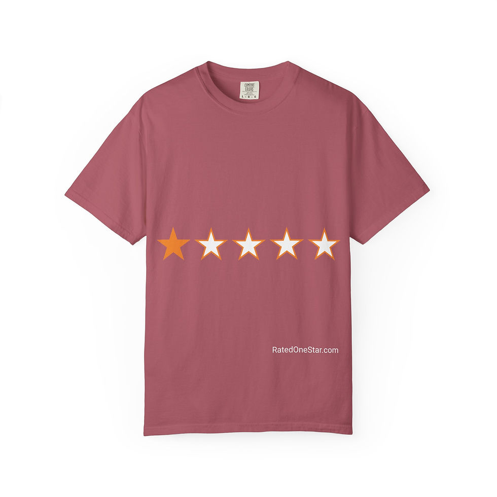 Thumbnail: RATED ONE STAR - T-SHIRT