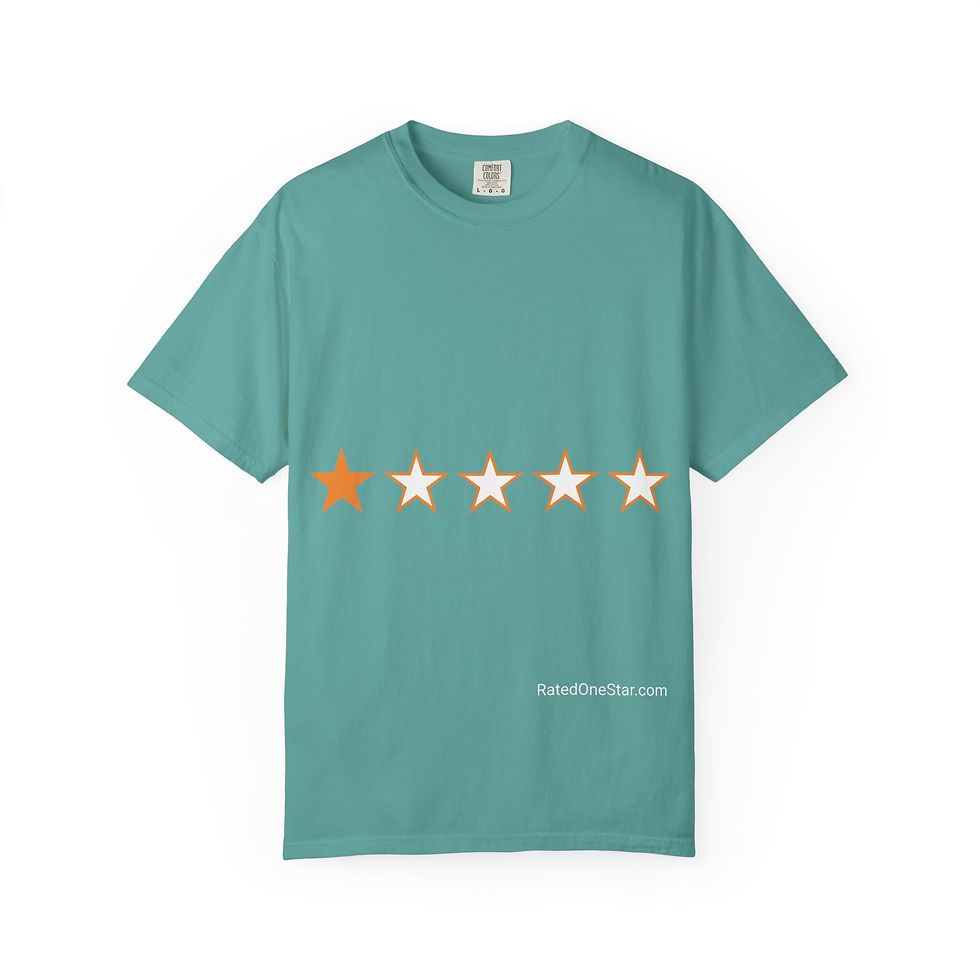 Thumbnail: RATED ONE STAR - T-SHIRT