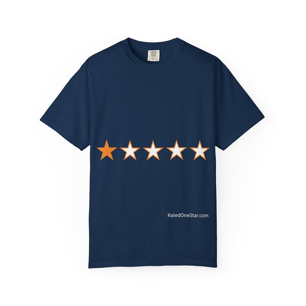 Thumbnail: RATED ONE STAR - T-SHIRT