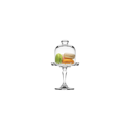 Mini Patisserie Footed Service Plate &amp; Dome
