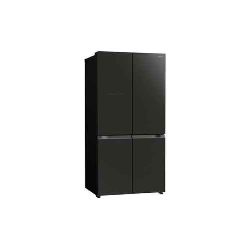Hitachi 720L 4 Doors French Bottom Freezer Refrigerator, Black - RWB720VUK0GBK