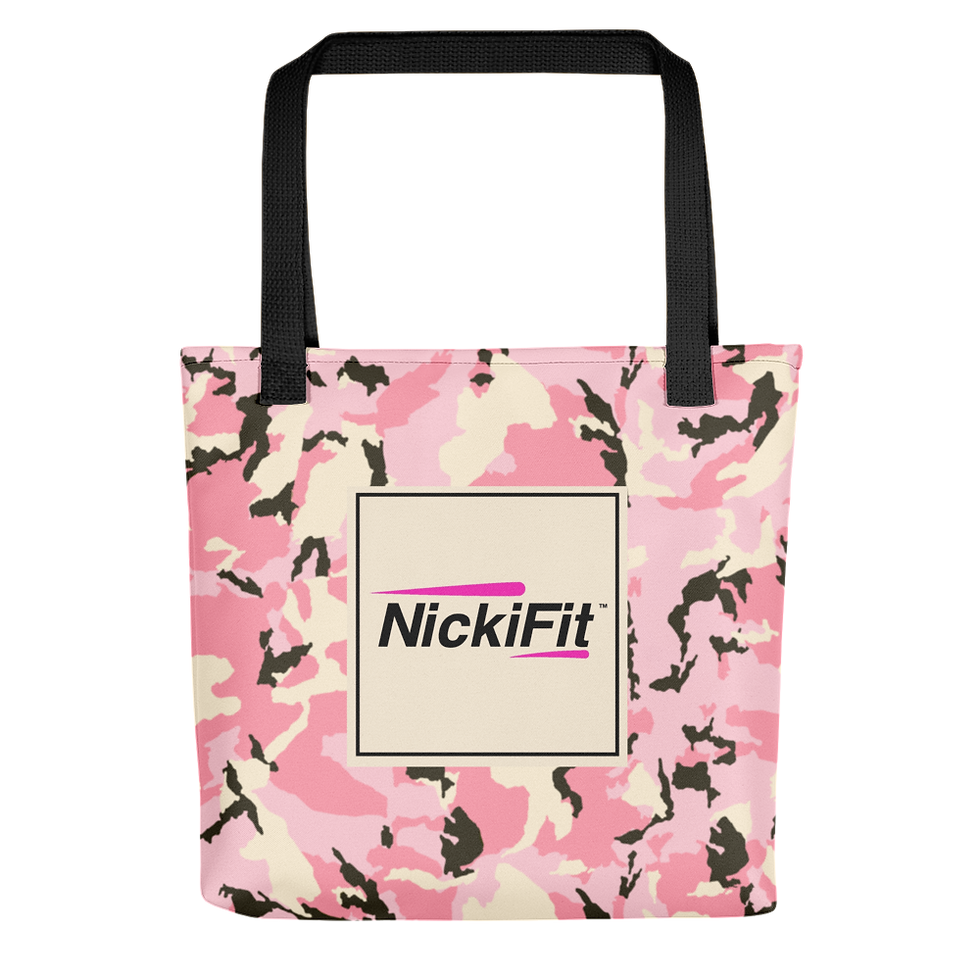 Pink Camo Tote Bag