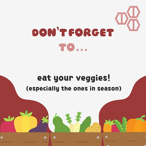 seasonal vegetables and seasonal eating
