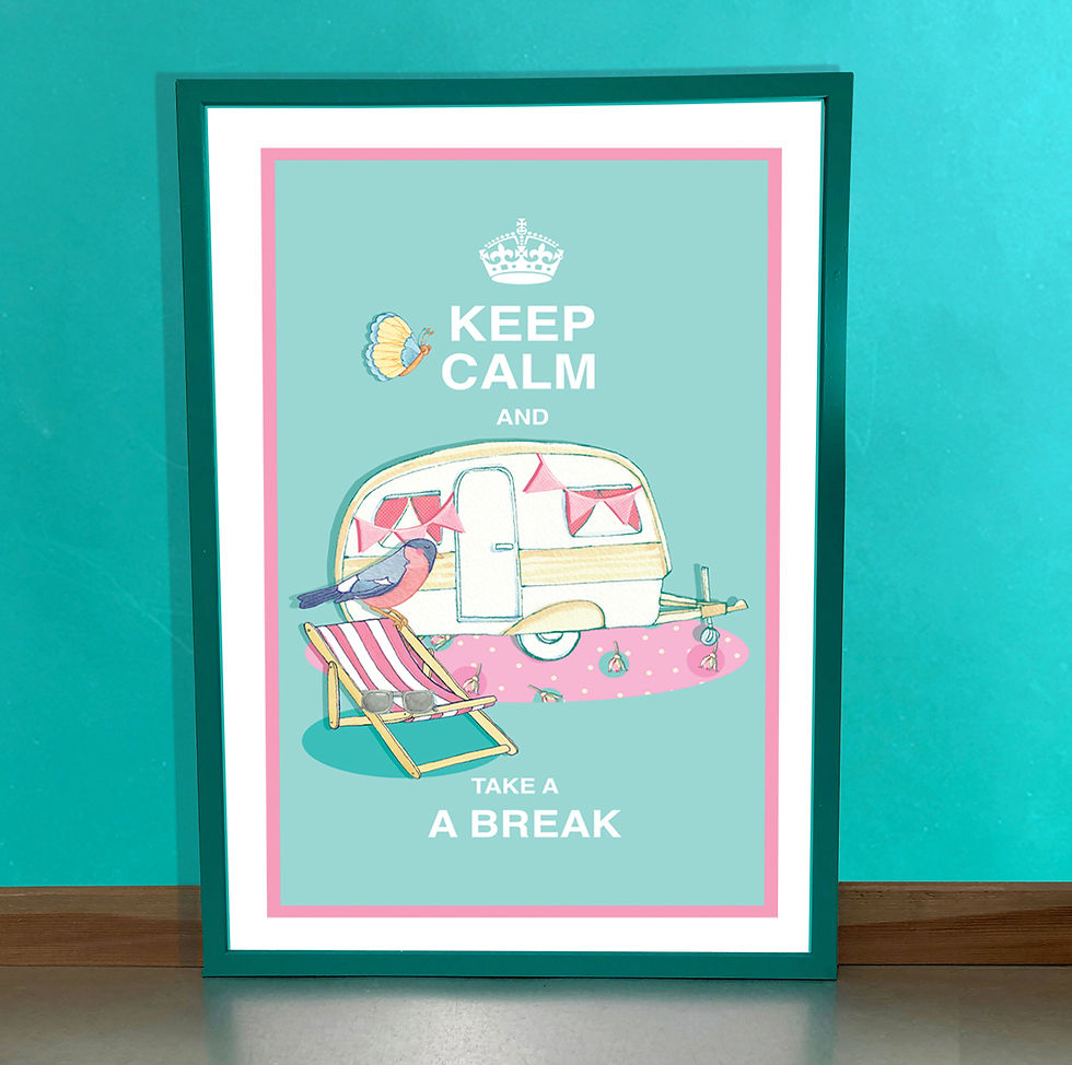 Thumbnail: Keep Calm and Take a Break Tea towel Set of 6 £3.50 per unit