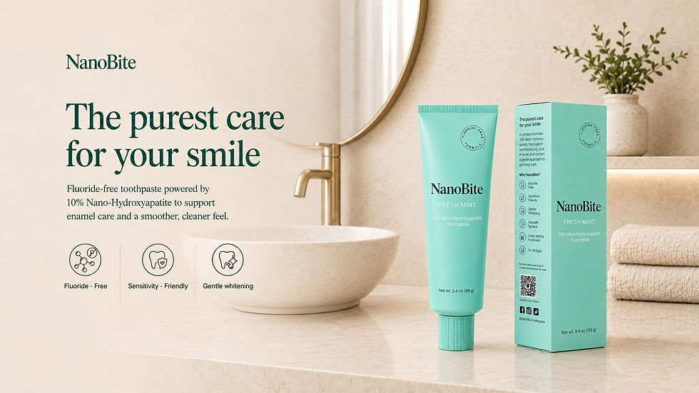 Why We Created NanoBite: Why We Created a Nano Hydroxyapatite Line: Toothpaste shouldn’t feel like a punishment.
