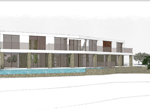 Another new design on the drawingboard. 
A spacious modern finca with seaviews towards Palma.