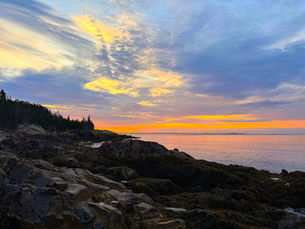 Camping on a Maine Island