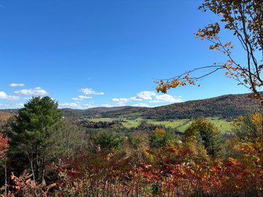 Angel Dog Overlook at Dog Mountain in St. Johnsbury, VT. 