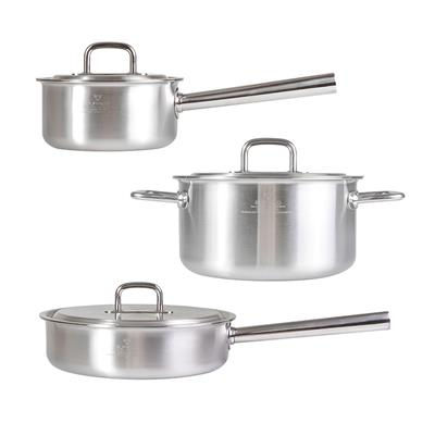 BUFFALO SIMPLEX SERIES S/S 6PCS POT SET